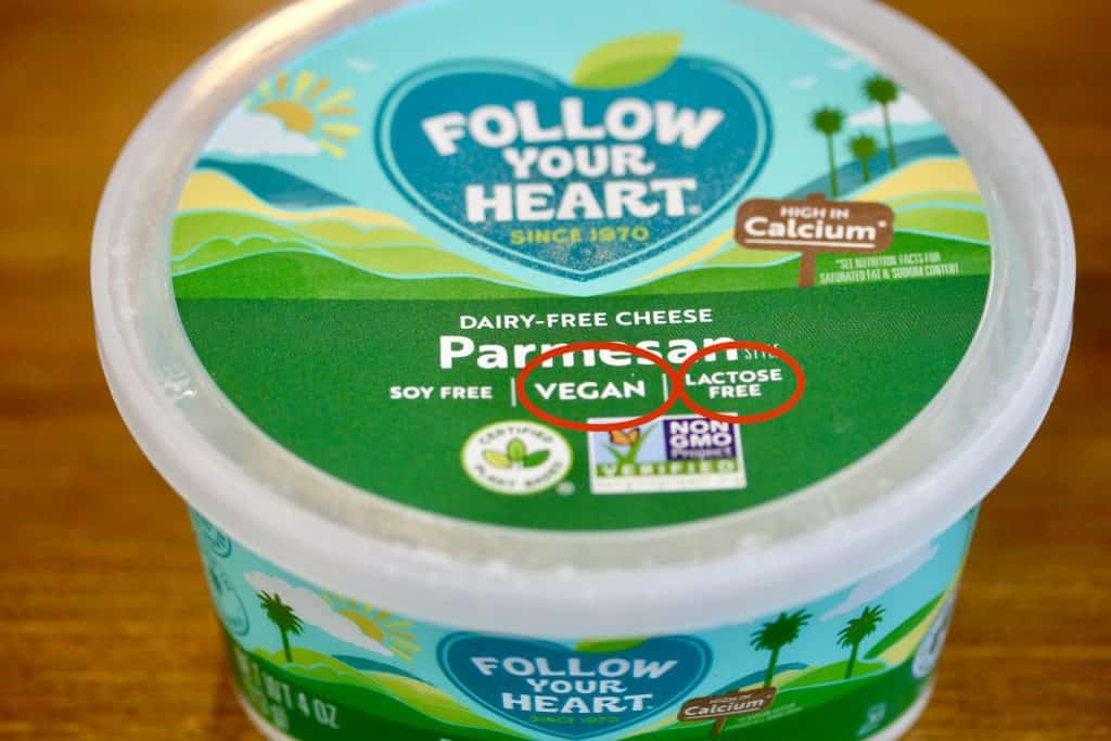 Follow Your Heart Parmesan