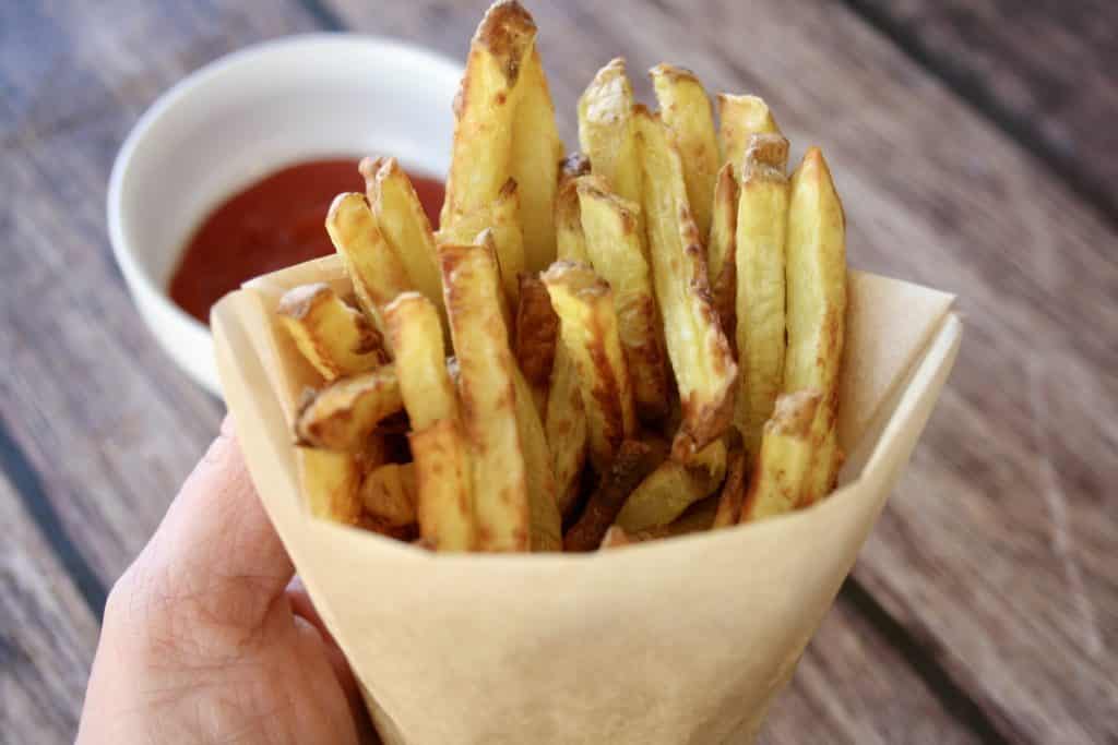 Air Fryer Fries in pouch