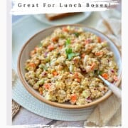 pin for vegan chickpea tuna salad.