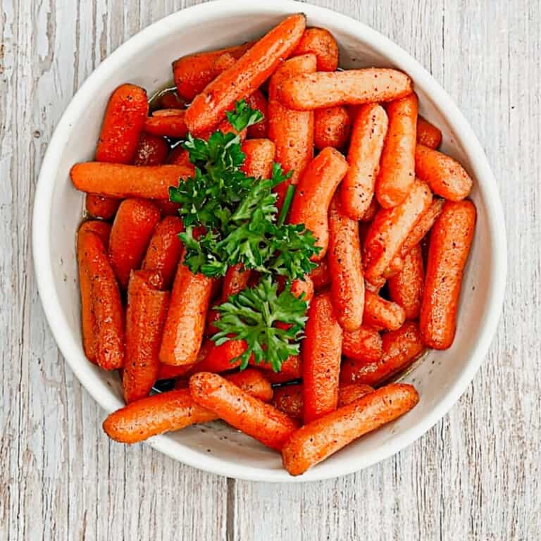 easy vegan glazed carrots