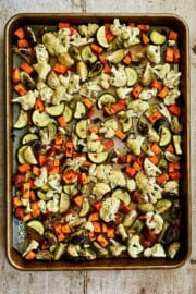 Sheet Pan Oven Roasted Vegetables