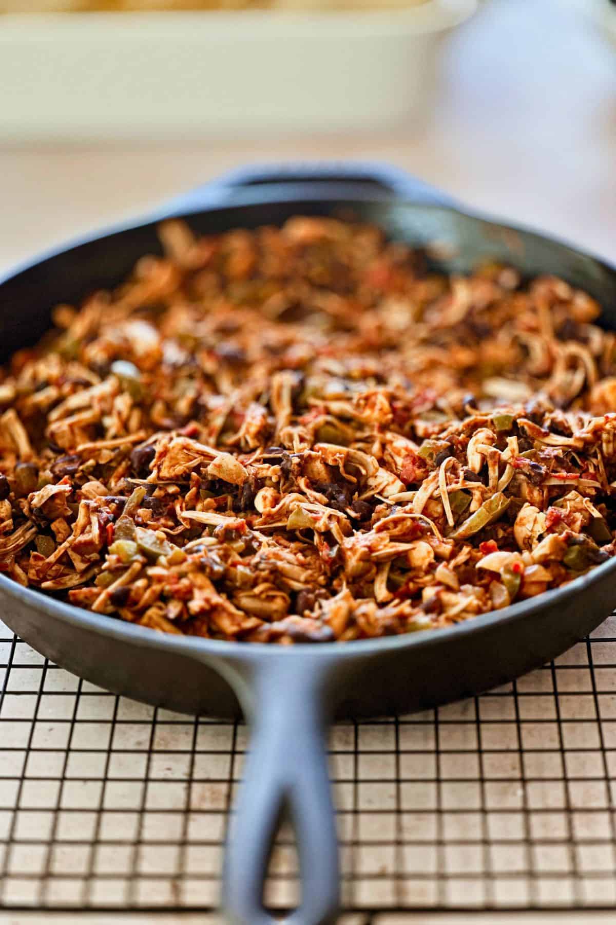 vegan jackfruit nachos