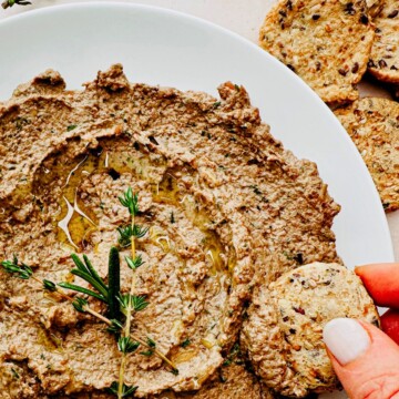 vegan mushroom and walnut pate