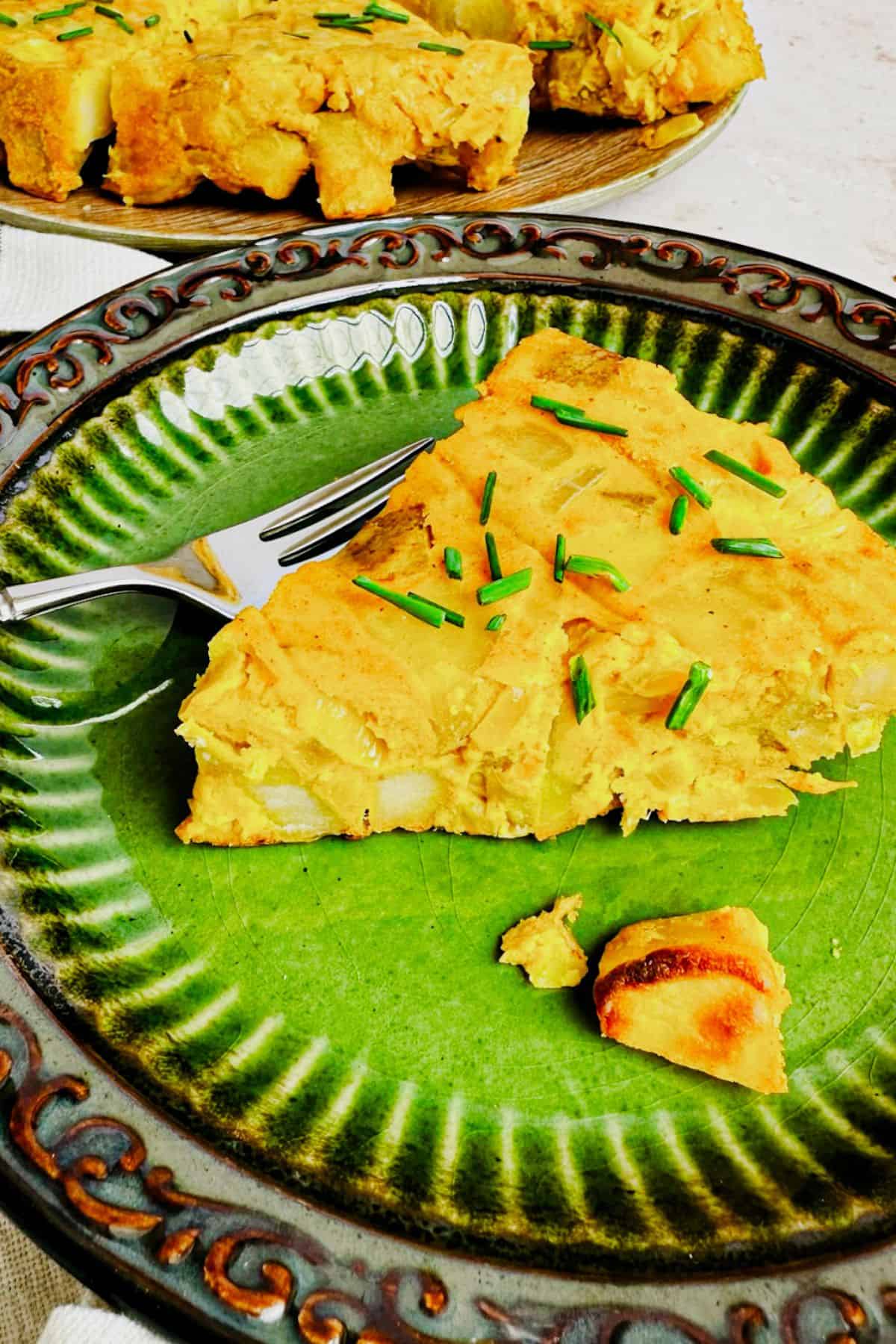 vegan tortilla Espanola Spanish omelet