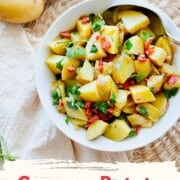 Pin for german potato salad.